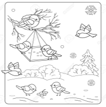 D:\68107845-coloring-page-outline-of-cartoon-birds-in-the-winter-bird-feeder-bullfinch-titmouse-sparrows-colorin.jpg